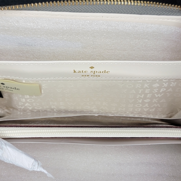 NEW WITH TAGS!!! Kate Spade Women's Grayish-Tan Wallet - Picture 7 of 11
